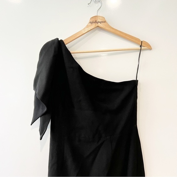 NWT Dress the Population Tiffany One-Shoulder Midi Dress - Picture 6 of 15